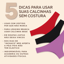 Kit 5 Calcinhas Sem Costura Tanga Corte Laser